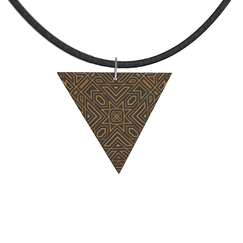 Sacred Luxe Wooden Pendant