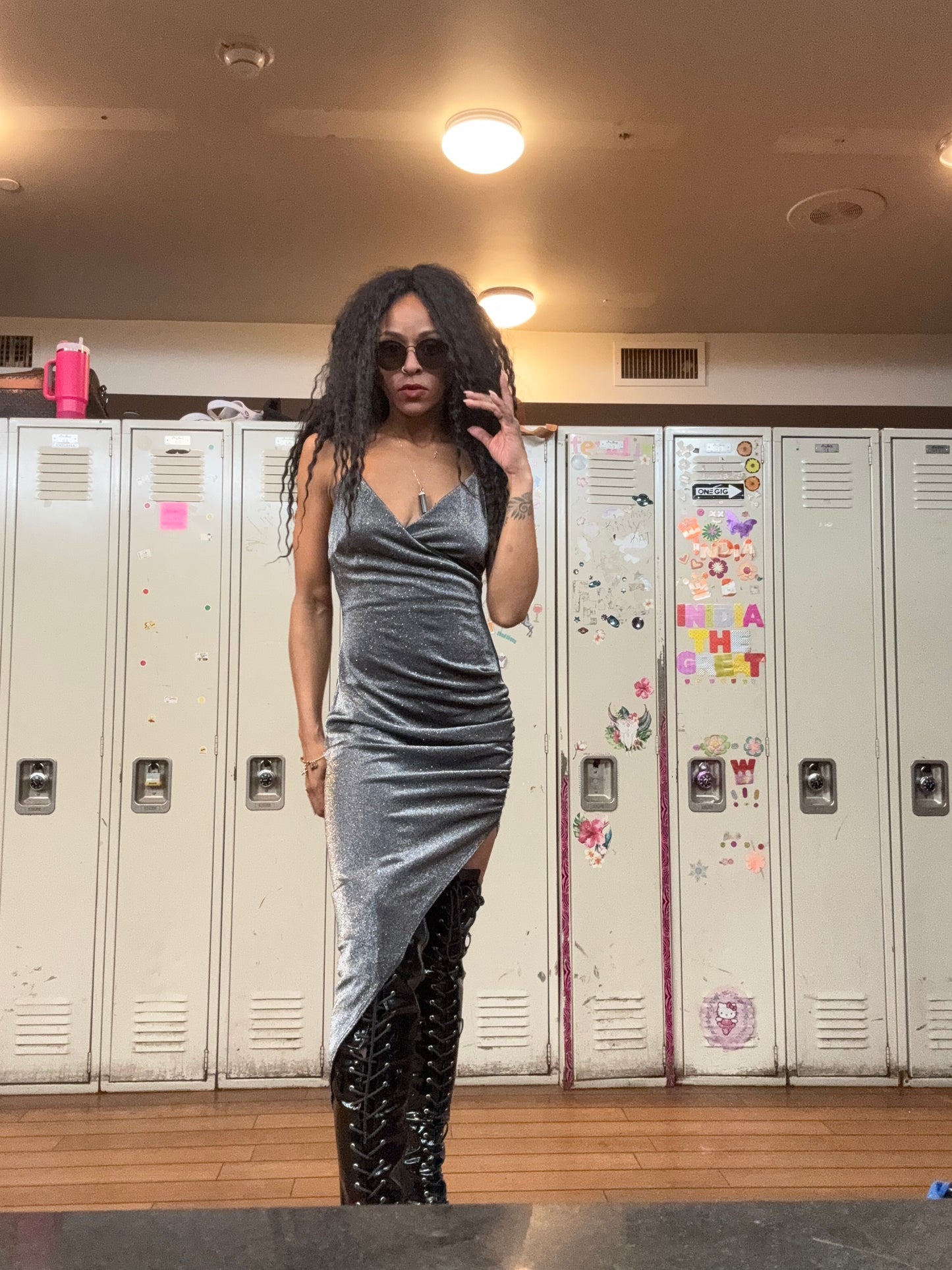 AHYMN Nº005 Silver Room Confessions Dress