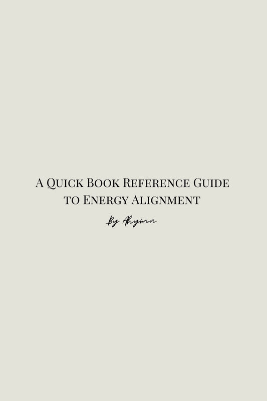 A Quick Book Reference Guide To Energy Alignment ebook