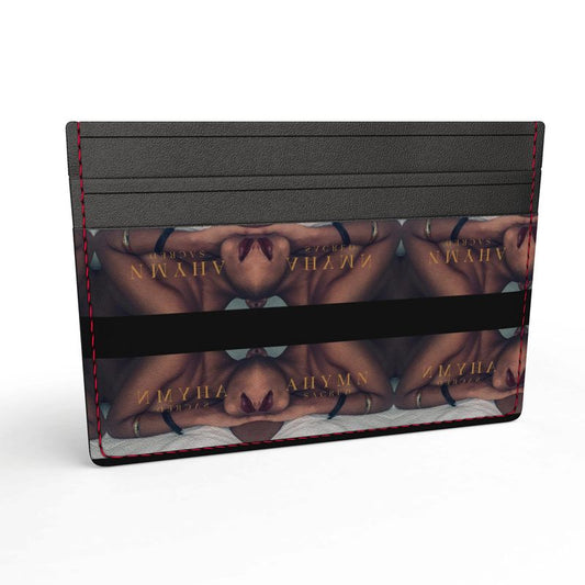 Scared Body Art Leather Cardholder